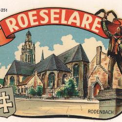 Sticker van de stad Roeselare