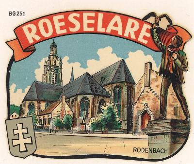 Sticker van de stad Roeselare