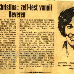 Muylle Christina zelf test vanuit Beveren