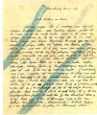 Brief van Gaston Vallaey aan ouders, Braunschweig, 28 april 1943