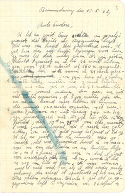 Gaston Valley schrijft aan ouders, brieven uit Braunschweig 11 en 19 mei 1943