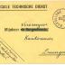 Briefkaart Provinciale Technische Dienst, 1933