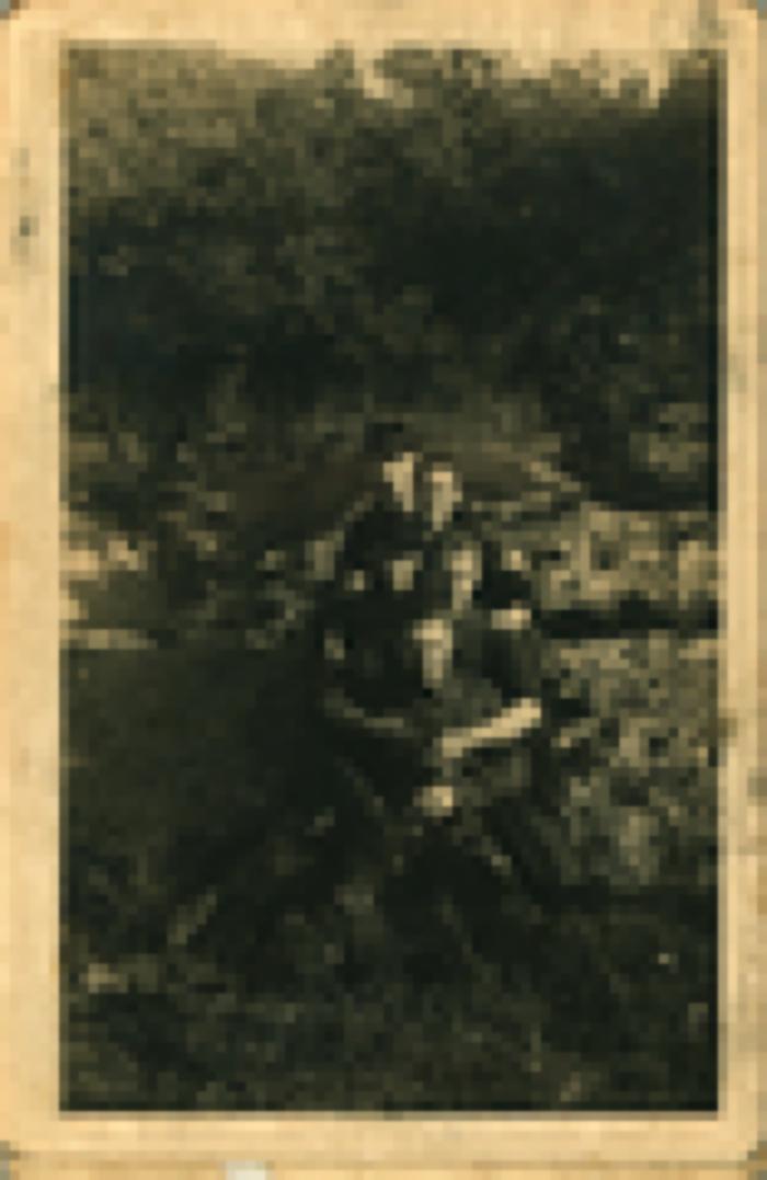 Gaston Vallaey met slaapkameraden, Braunschweig 1943