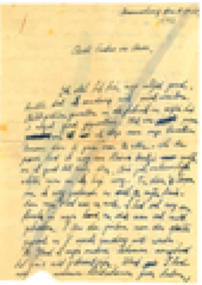 Brief van Gaston Vallaey aan ouders, Braunschweig 5 november 1943