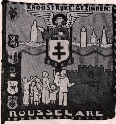 Vlag  van de kroostrijke gezinnen, Roeselare