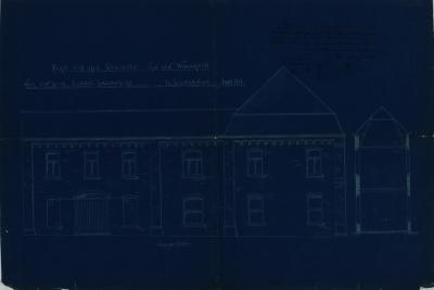 Plan tot het opbouwen van een woonhuis voor de Heer Eugeer Callewaert, Lichtervelde, 1919