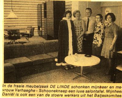 De linde schonk een luxe salontafel