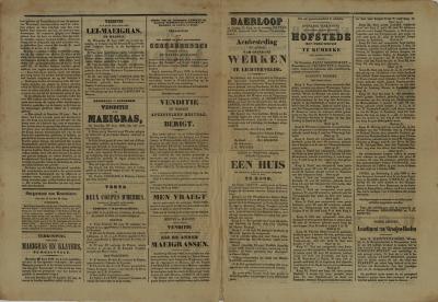 Roeselaars Nieuws- en advententieblad, Roeselare, 23 juni 1860