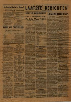 Het Laatste Nieuws, 6 augustus 1939