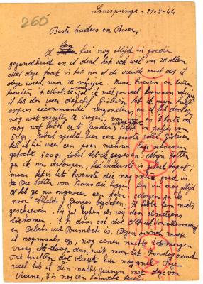 Briefkaarten van Gaston Vallaey aan ouders, Lamspringe 21, 25 en 28 juli 1944