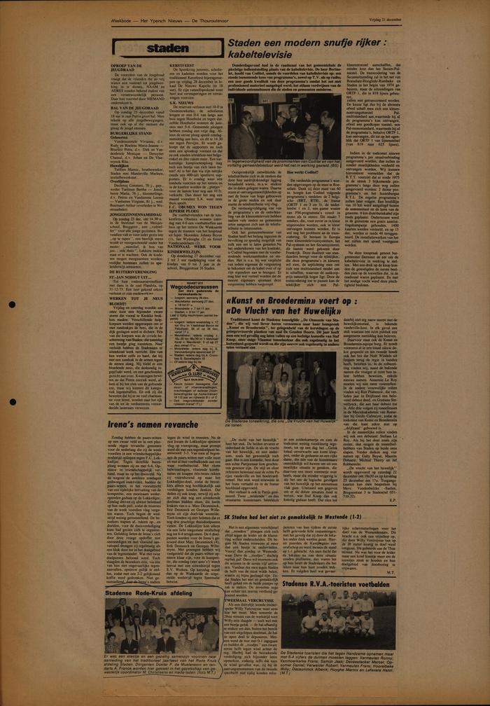 De Weekbode, 21 december 1973