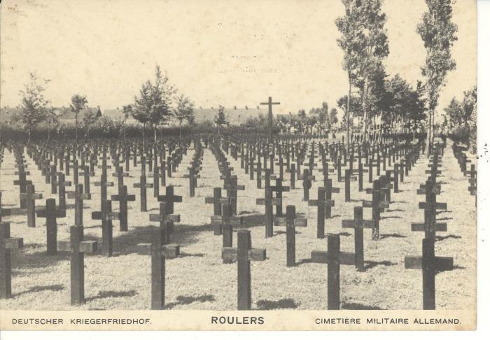 Postkaart Duits kerkhof (4)