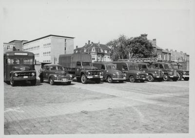 Wagenpark brandweer, +-1964