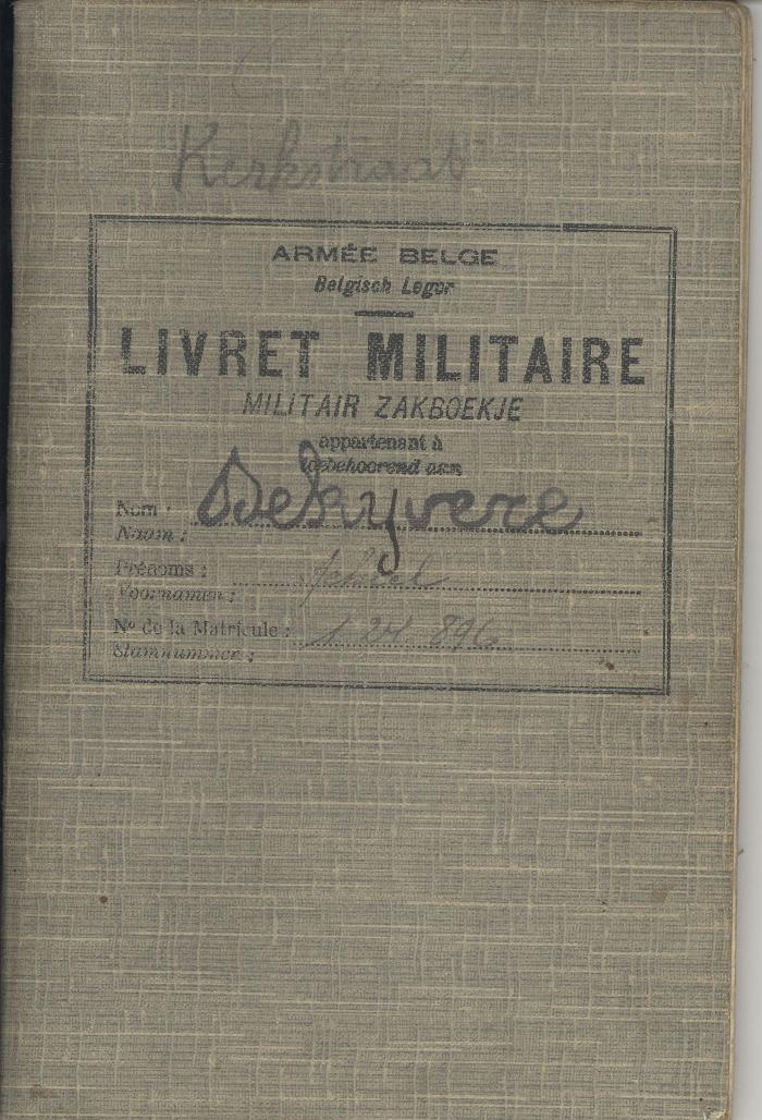 Militair zakboekje