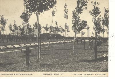 Postkaart Duits kerkhof (3)