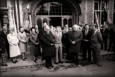 Inhuldiging nieuwe pastoor, Dadizele april 1978