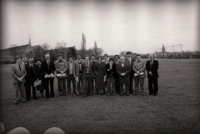 Groepsfoto van Sportraad, Moorslede maart 1978