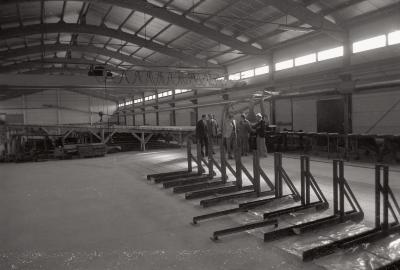 Inhuldiging nieuwe gebouwen NV Spanbo, Moorslede juli 1977