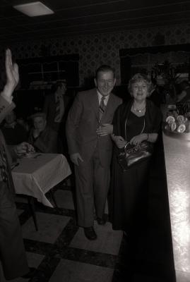 Huldiging biljartkampioen, Westrozebeke april 1977