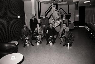 Viering kaartkampioen K.W.B., Moorslede 1977