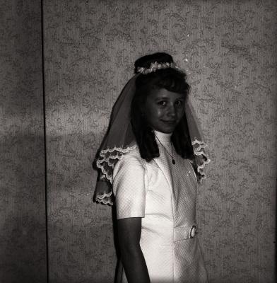 Plechtige Communie dochter Jenny Geldhof, Moorslede mei 1977