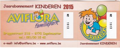 Jaarabonnement kinderen 2015 Aviflora