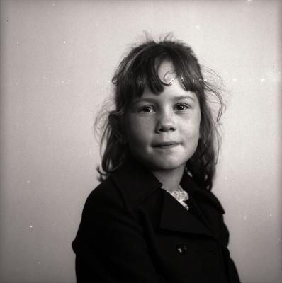 Ann poseert, Moorslede oktober 1974