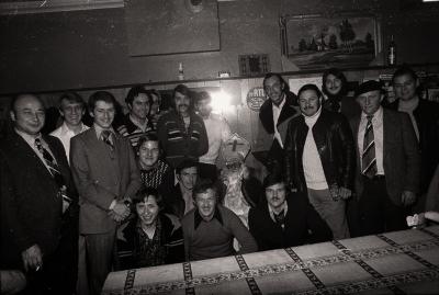 Sinterklaasfeest in café Bossa Nova, Moorslede 1976
