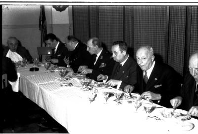 Feesttafel van officieren, Izegem 1957
