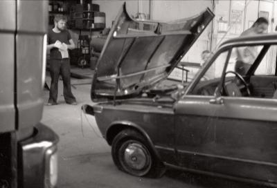 Auto van Marc Saelens, Moorslede augustus 1976