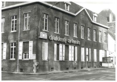 Gebouwen van de manufaktuur, Ingelmunster, omstreeks 1988.