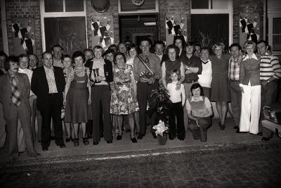 Viering biljartkampioen 't Hertje, Moorslede 1976