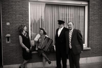Achiel Houtekier viert 25 jaar huwelijk, Moorslede april 1976