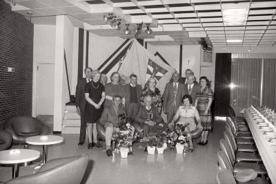 Viering kaartkampioen K.W.B., Moorslede 1976