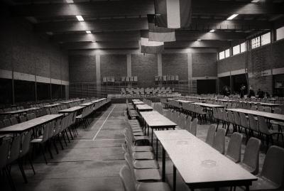 Binnenzicht sporthal, Moorslede 1976