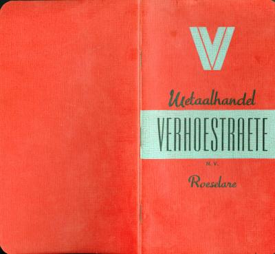 Inlichtingenboekje bij het berekenen van het metaal volgens NV Metaalhandel Verhoestraete, Roeselare