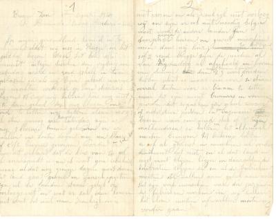 Jules Verhoye, brief 1 augustus 1913
