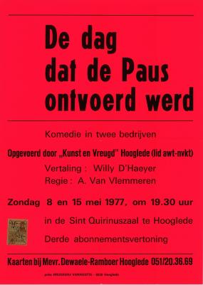 Toneelaffiches 1977