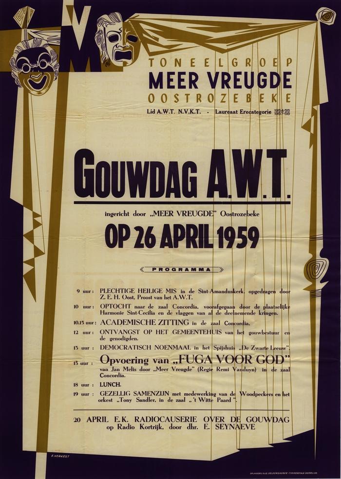 Toneelaffiches 1959