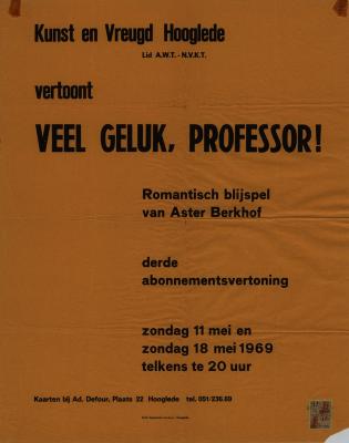 Toneelaffiches 1969