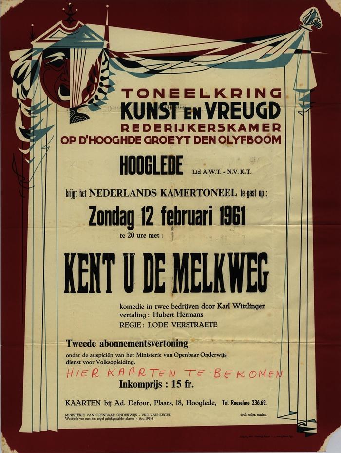 Toneelaffiches 1961