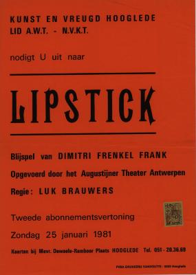 Toneelaffiches 1981