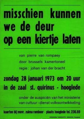 Toneelaffiches 1973