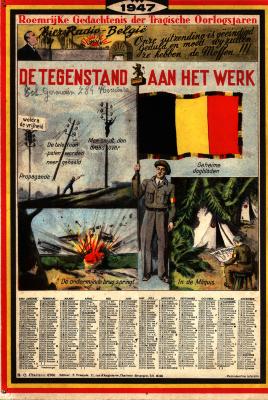 Kalender uit 1947 en 1949