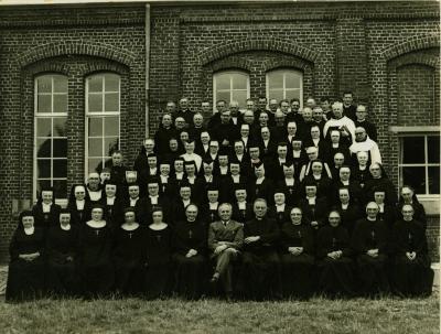 Groepsfoto clerus, Beveren