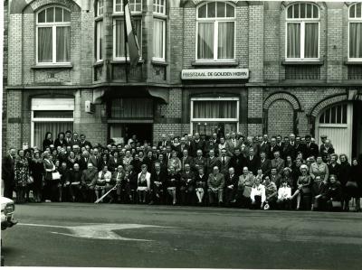 Bijeenkomst oud-soldatenvrienden Kazerne Westrozebeke, 1975