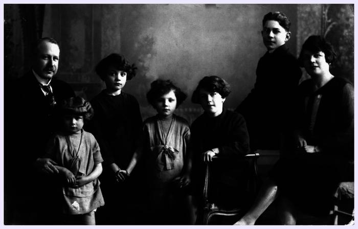 Jan Goorissen met familie, 1927