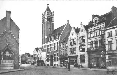 Agent op kruispunt Zuidstraat, 1950