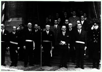 Aanstelling burgemeester Deman, 1965