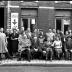 Café ''t Lusthof': groepsfoto, Izegem 1957